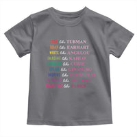 National Women's History Month Toddler T Shirt Lead Like Tubman Challenge Like Parks