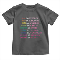 National Women's History Month Toddler T Shirt Lead Like Tubman Challenge Like Parks
