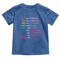 National Women's History Month Toddler T Shirt Lead Like Tubman Challenge Like Parks