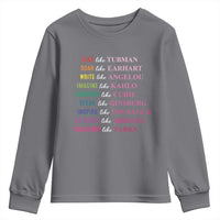 National Women's History Month Youth Sweatshirt Lead Like Tubman Challenge Like Parks