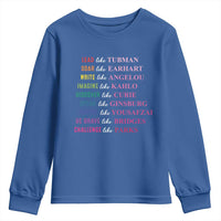 National Women's History Month Youth Sweatshirt Lead Like Tubman Challenge Like Parks