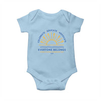World Down Syndrome Day Baby Onesie Celebrate Educate Advocate Everyone Belongs Sunshine