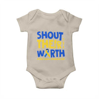 Shout Their Worth World Down Syndrome Day Baby Onesie