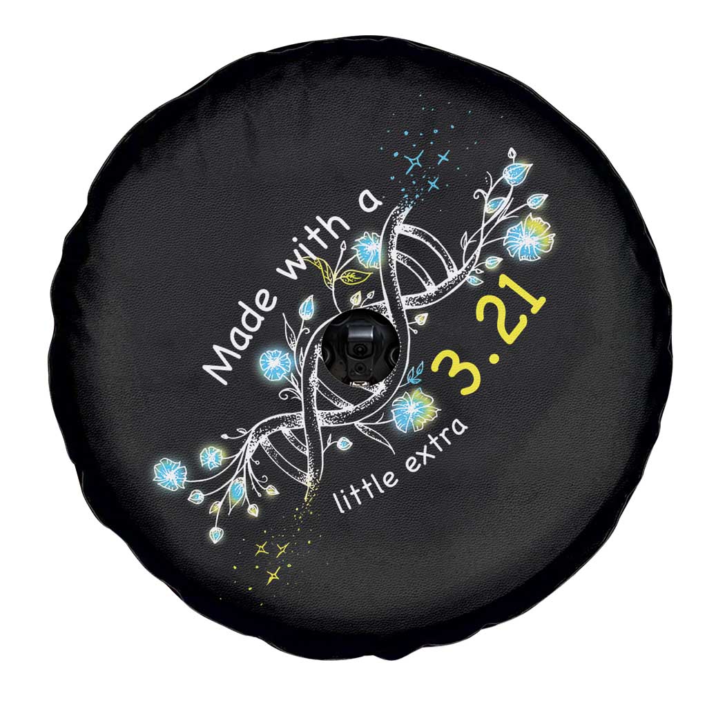 World Down Syndrome Day Made With A Little Extra Spare Tire Cover March 21 DNA Flower