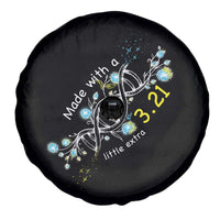 World Down Syndrome Day Made With A Little Extra Spare Tire Cover March 21 DNA Flower