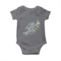 World Down Syndrome Day Made With A Little Extra Baby Onesie March 21 DNA Flower