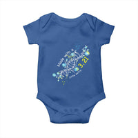 World Down Syndrome Day Made With A Little Extra Baby Onesie March 21 DNA Flower