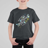 World Down Syndrome Day Made With A Little Extra T Shirt For Kid March 21 DNA Flower