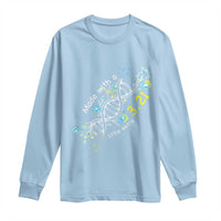 World Down Syndrome Day Made With A Little Extra Long Sleeve Shirt March 21 DNA Flower