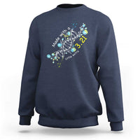 World Down Syndrome Day Made With A Little Extra Sweatshirt March 21 DNA Flower