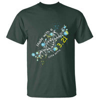 World Down Syndrome Day Made With A Little Extra T Shirt March 21 DNA Flower