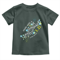 World Down Syndrome Day Made With A Little Extra Toddler T Shirt March 21 DNA Flower