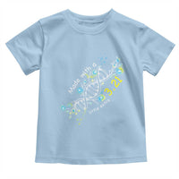 World Down Syndrome Day Made With A Little Extra Toddler T Shirt March 21 DNA Flower