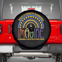 Down Syndrome Awareness Spare Tire Cover Imagine A Rainbow With An Extra Color Heart Rainbow