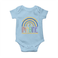 Down Syndrome Awareness Baby Onesie Imagine A Rainbow With An Extra Color Heart Rainbow