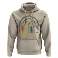 Down Syndrome Awareness Hoodie Imagine A Rainbow With An Extra Color Heart Rainbow