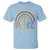 Down Syndrome Awareness T Shirt Imagine A Rainbow With An Extra Color Heart Rainbow