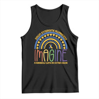 Down Syndrome Awareness Tank Top Imagine A Rainbow With An Extra Color Heart Rainbow