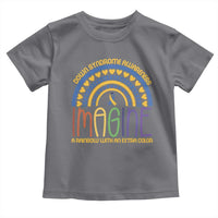 Down Syndrome Awareness Toddler T Shirt Imagine A Rainbow With An Extra Color Heart Rainbow