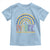 Down Syndrome Awareness Toddler T Shirt Imagine A Rainbow With An Extra Color Heart Rainbow