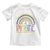 Down Syndrome Awareness Toddler T Shirt Imagine A Rainbow With An Extra Color Heart Rainbow