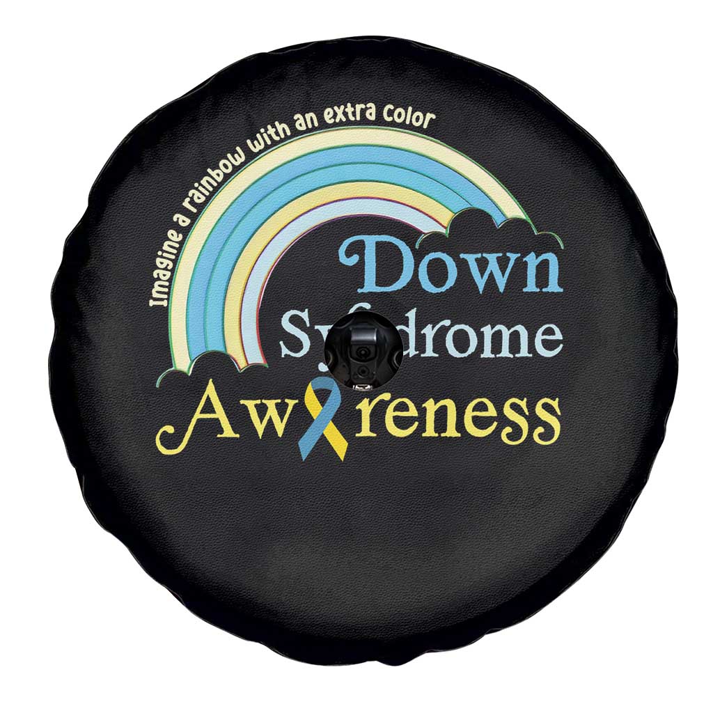 Down Syndrome Awareness Spare Tire Cover Imagine A Rainbow With An Extra Color
