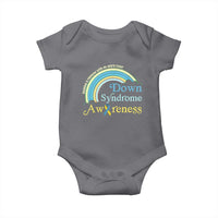 Down Syndrome Awareness Baby Onesie Imagine A Rainbow With An Extra Color