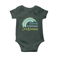 Down Syndrome Awareness Baby Onesie Imagine A Rainbow With An Extra Color
