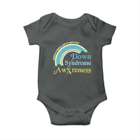Down Syndrome Awareness Baby Onesie Imagine A Rainbow With An Extra Color