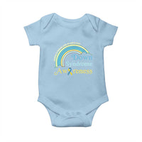 Down Syndrome Awareness Baby Onesie Imagine A Rainbow With An Extra Color