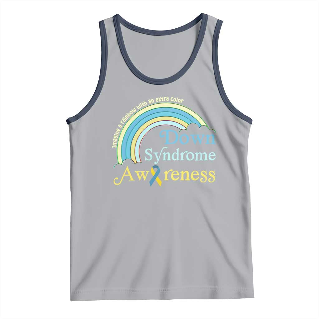 Down Syndrome Awareness Tank Top Imagine A Rainbow With An Extra Color