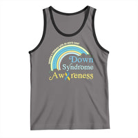 Down Syndrome Awareness Tank Top Imagine A Rainbow With An Extra Color
