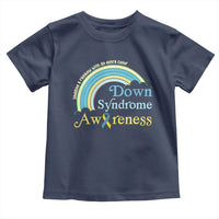 Down Syndrome Awareness Toddler T Shirt Imagine A Rainbow With An Extra Color