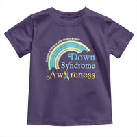 Down Syndrome Awareness Toddler T Shirt Imagine A Rainbow With An Extra Color