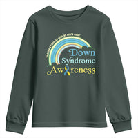Down Syndrome Awareness Youth Sweatshirt Imagine A Rainbow With An Extra Color