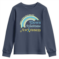 Down Syndrome Awareness Youth Sweatshirt Imagine A Rainbow With An Extra Color