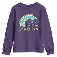Down Syndrome Awareness Youth Sweatshirt Imagine A Rainbow With An Extra Color