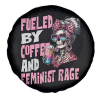 Fueled By Coffee And Feminist Rage Spare Tire Cover Feminism Coffee Lovers
