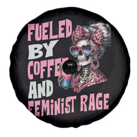 Fueled By Coffee And Feminist Rage Spare Tire Cover Feminism Coffee Lovers