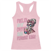 Fueled By Coffee And Feminist Rage Racerback Tank Top Feminism Coffee Lovers