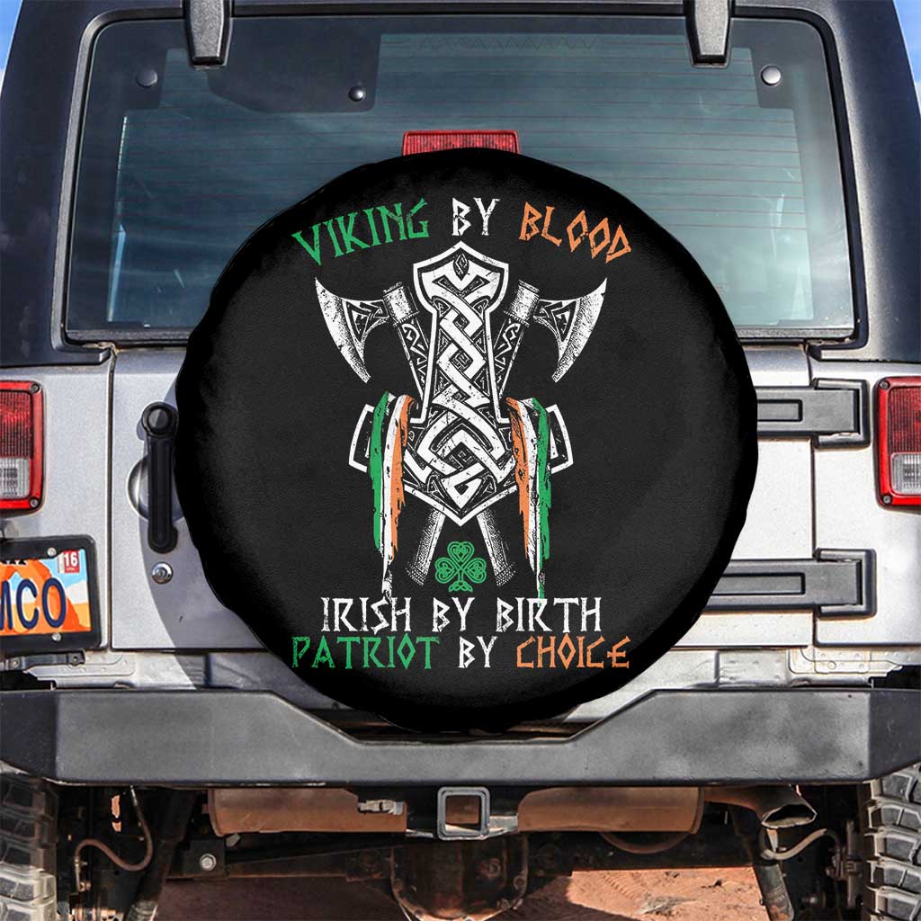 Viking By Blood Irish By Birth Patriot By Choice Spare Tire Cover Irish Viking Axes Celtic Knot