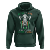 Viking By Blood Irish By Birth Patriot By Choice Hoodie Irish Viking Axes Celtic Knot