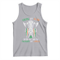Viking By Blood Irish By Birth Patriot By Choice Tank Top Irish Viking Axes Celtic Knot