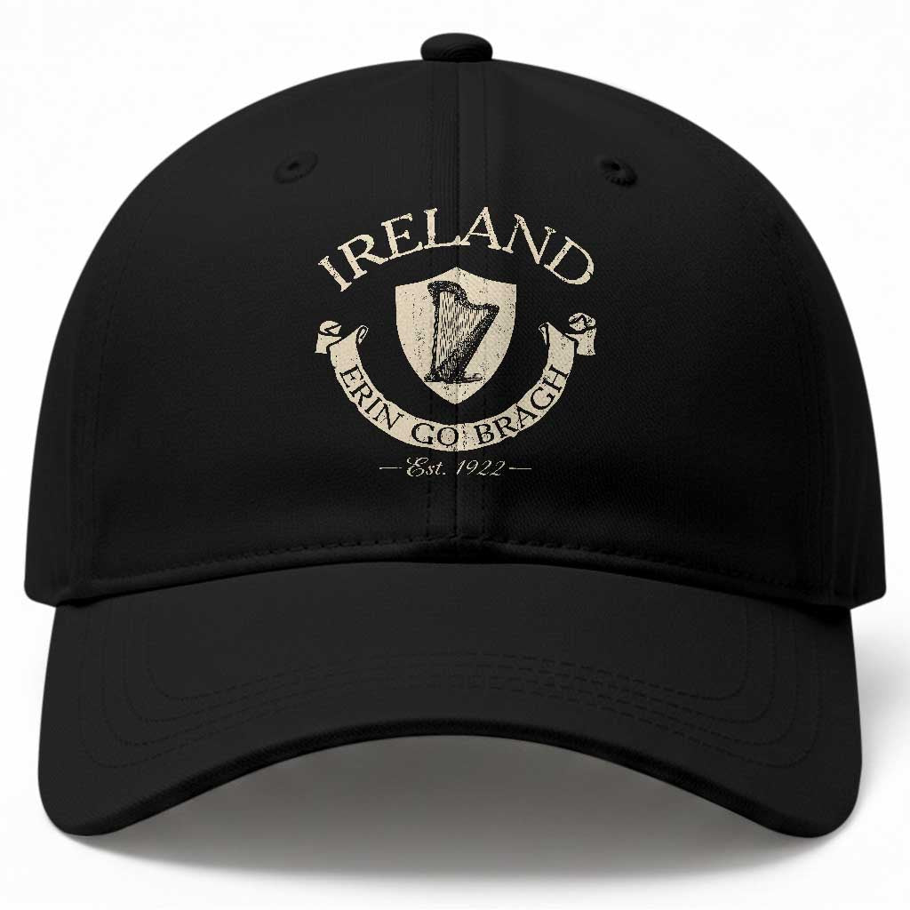 Ireland Erin Go Bragh Est 1922 Baseball Cap Irish Pride Vintage Harp