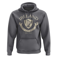 Ireland Erin Go Bragh Est 1922 Hoodie Irish Pride Vintage Harp