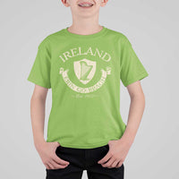 Ireland Erin Go Bragh Est 1922 T Shirt For Kid Irish Pride Vintage Harp