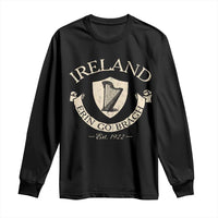 Ireland Erin Go Bragh Est 1922 Long Sleeve Shirt Irish Pride Vintage Harp