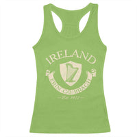 Ireland Erin Go Bragh Est 1922 Racerback Tank Top Irish Pride Vintage Harp