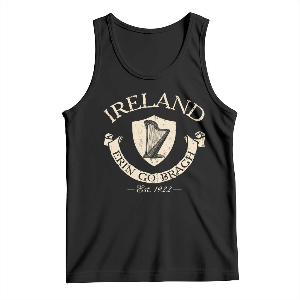 Ireland Erin Go Bragh Est 1922 Tank Top Irish Pride Vintage Harp