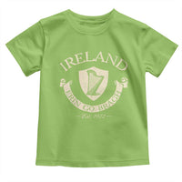 Ireland Erin Go Bragh Est 1922 Toddler T Shirt Irish Pride Vintage Harp